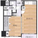 １ＬＤＫの室内(間取)